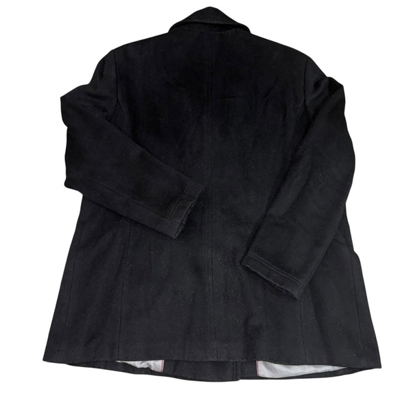 Calvin Klein black wool cashmere blend double breasted coat women’s 1X - Picture 3 of 7
